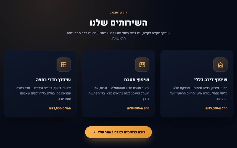 כרטיסי שירות בהטיה תלת-ממדית — דמו חי