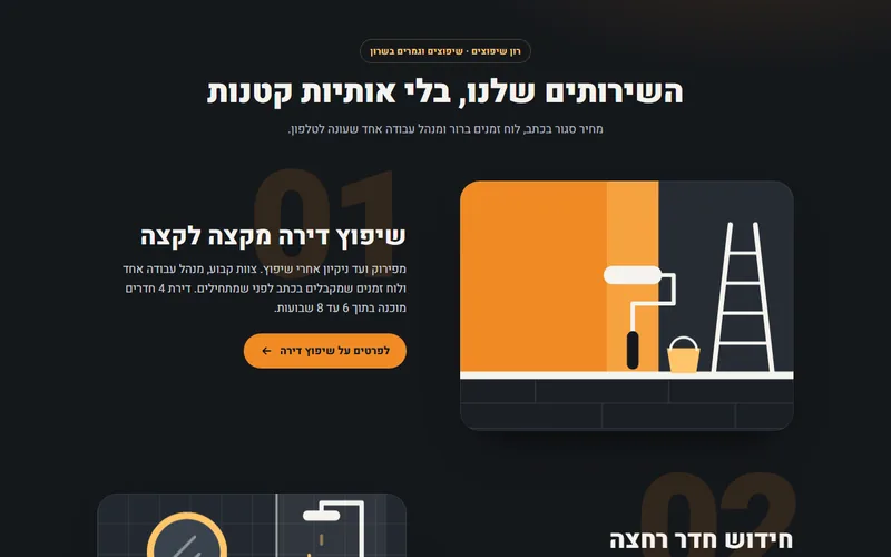 שורות שירות: תמונה מול טקסט, דמו חי
